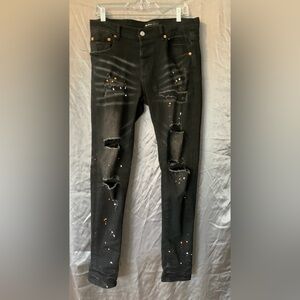 Purple Designer Jeans size 32 Slim NWOT